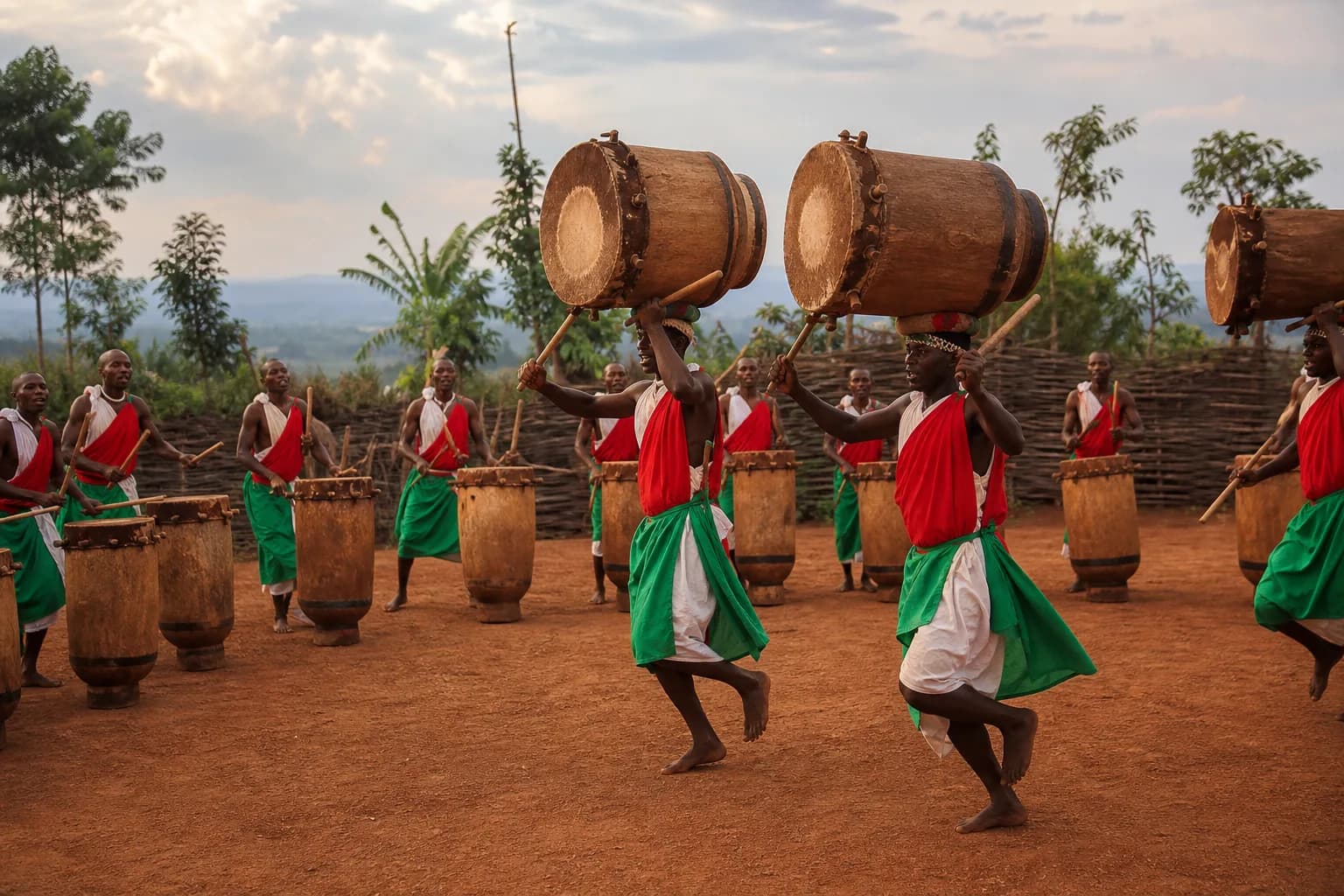Private road trip from Bujumbura toward Gitega and Gishora